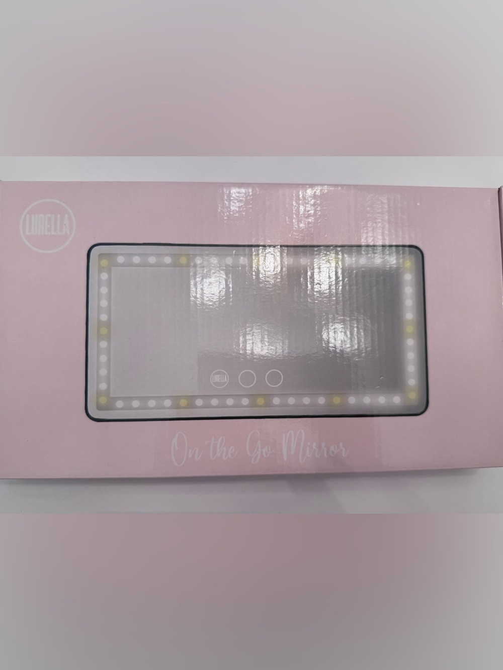 On The Go Mirror LED Lighted Travel Mirror for Car Visor
